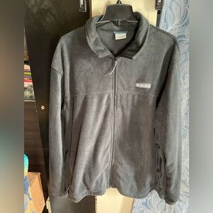 Columbia Mens Mount Grant Fleece Full Zip Size 2x Black
